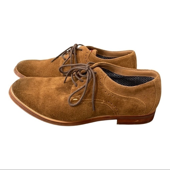Fairlane mens sz 9 brown suede derby Oxford shoes main image 8